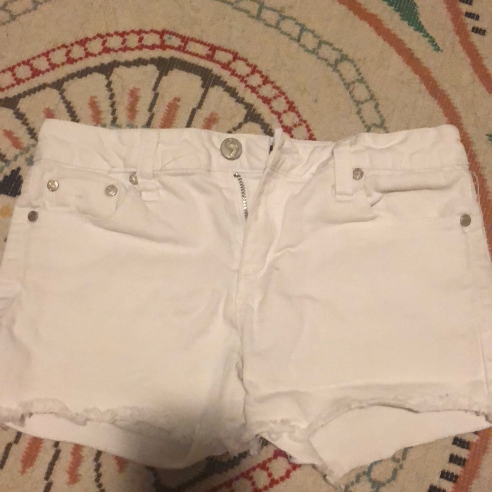 white shorts